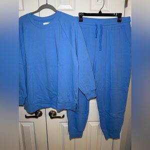 Colsie Blue Pullover Sweatsuit